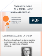 La_Narrativa Entre 1920 - 1950 y Arguedas