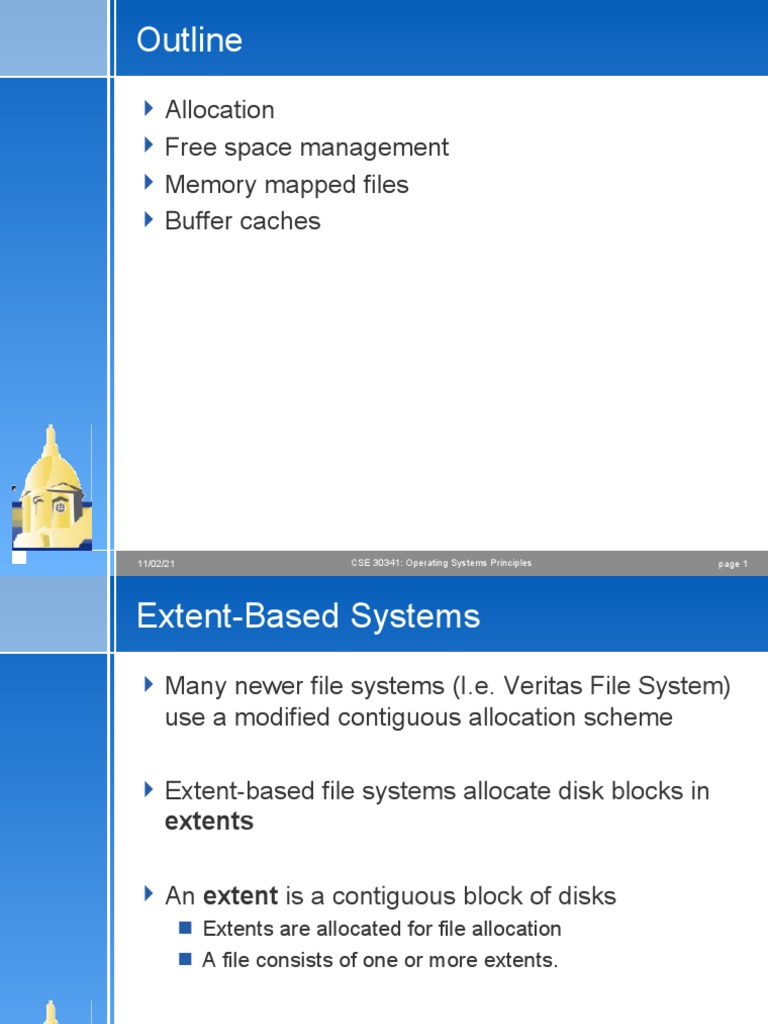 Disk Allocation Methods in OS Principles | PDF | File System | Computer ...