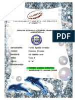 Tarea 6 Finanzas Privadas Christian Agreda IV A