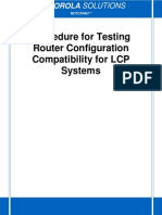 LCP Router Test Procedure