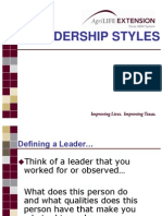 Leadership Styles