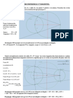 Circunrerencias y Tangentes.