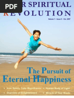 Download The Pursuit of Eternal Happiness - Your Spiritual Revolution - Oct 2007 Issue by Amitt Parikh SN21951273 doc pdf