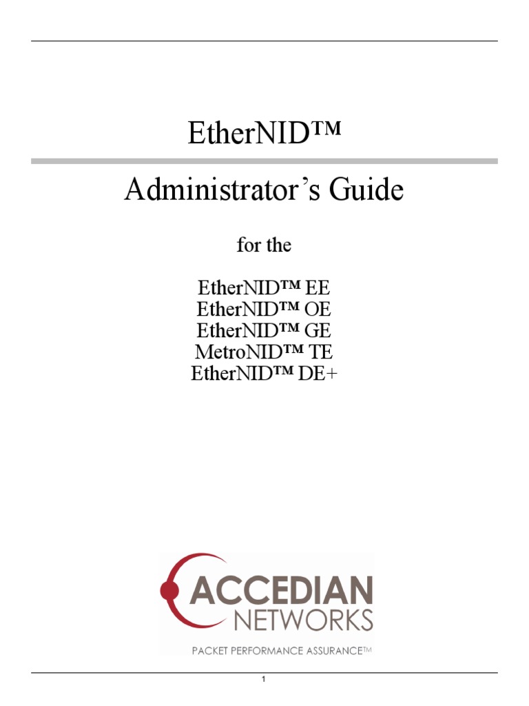 Accedian NID User Manual | Daylight Saving Time | Radius | Uji Coba