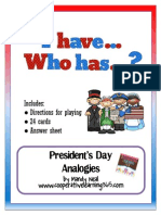 Ihavewhohaspresidentsdayanalogies