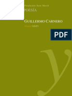 CARNERO, Guillermo Una Poética Innecesaria (Antologia)