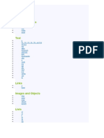 Structure: HTML Head Body Div Span