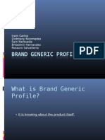 Brand Generic Profile