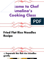 Lesson 17 April Cooking Class