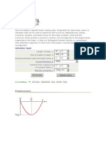 Beam loading calculator: displacements, slopes, moments, stresses, and shear forces