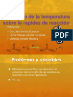 Efecto de La Temperatura