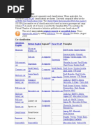 Rental Car Classifications and Codes | PDF | Compact Car | Vehicles