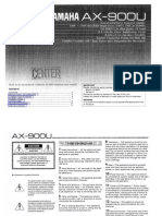 Manual Amplificador en AX-900