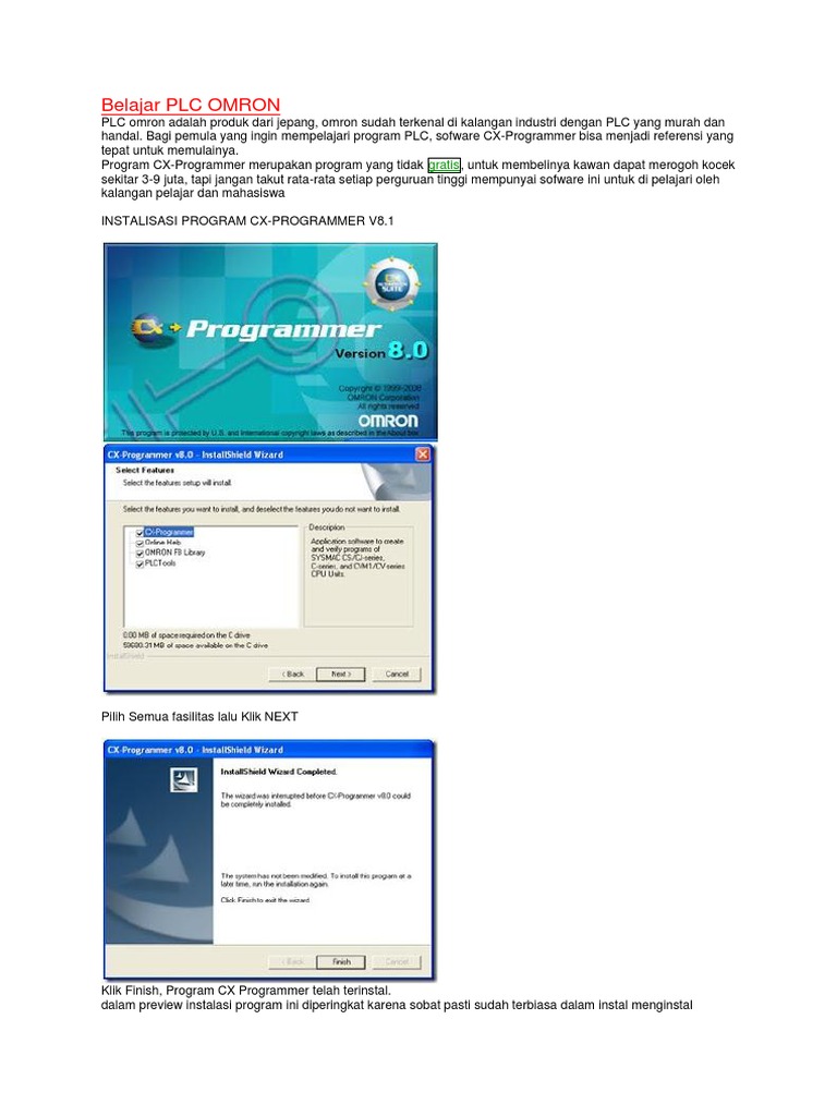 Belajar PLC Omron | PDF | Komputer