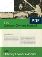 Arp Odyssey Owner's Manual