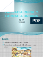 Farmacia Rural y Farmacia Urbana