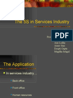 The 5S in Services Industry