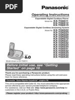 Panasonic Cordless Manual