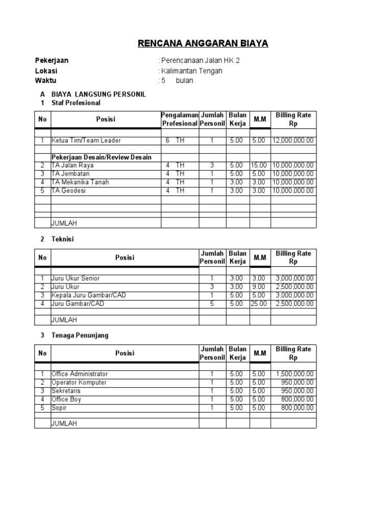 RAB Konsultan HK2 | PDF
