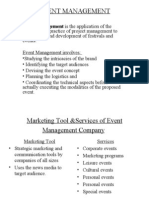 Event Management Is The Application of The