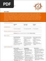 Download WNS Corporate Fact Sheet by WNS Global Services SN21958352 doc pdf