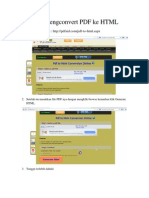 Convert PDF Ke HTML