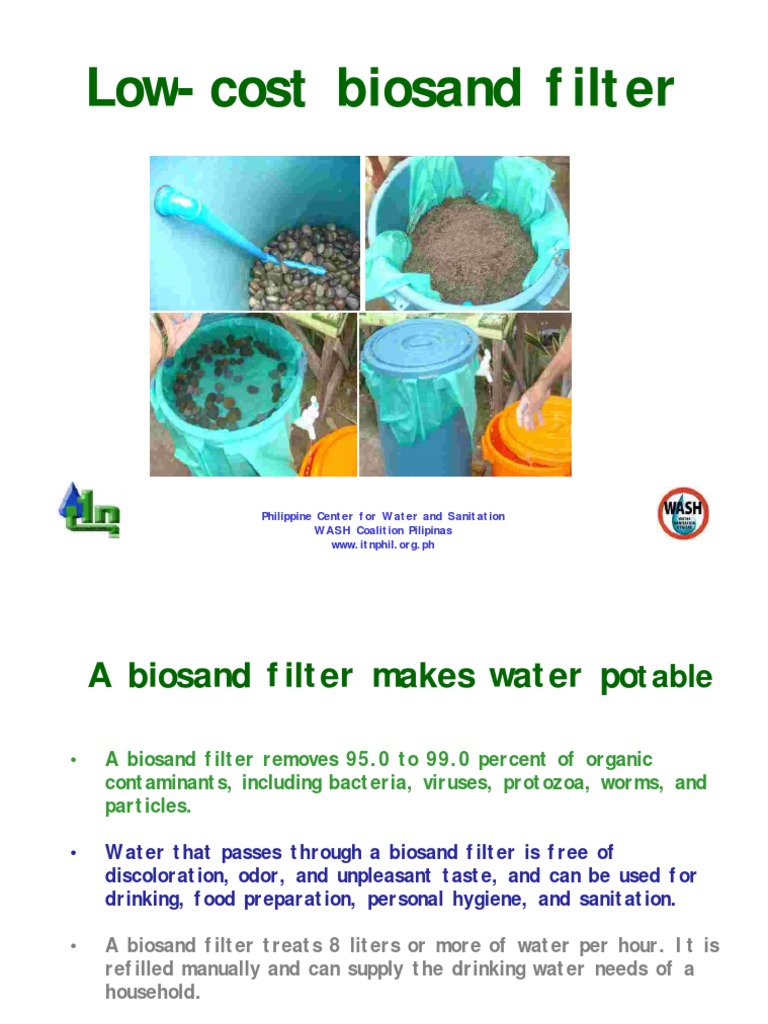 Making a Biosand Filter Filtration Environment