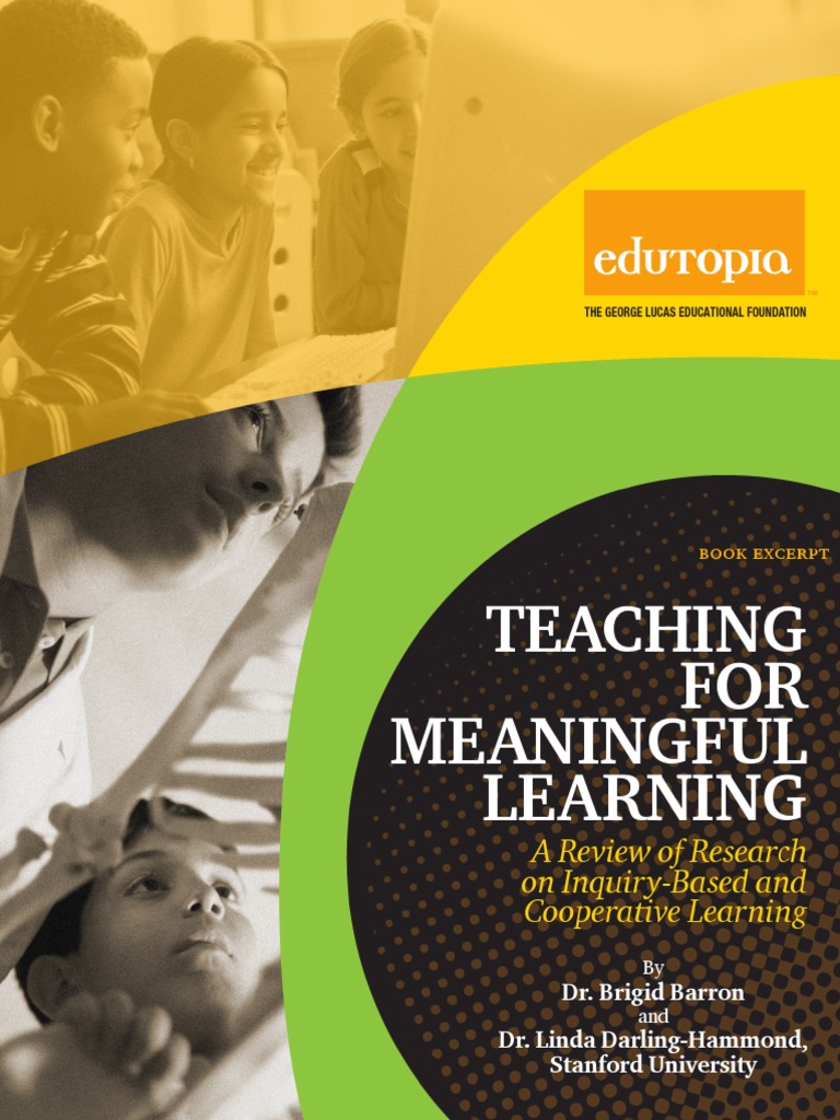 Edutopia Teaching For Meaningful Learning | PDF | Wellness