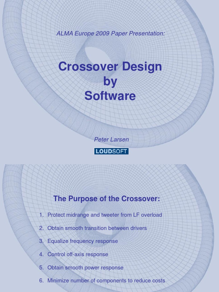 Crossover Design by Software | PDF | Science & Mathematics | Computers