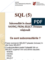 015 SQL5 SELECT Subconsultari