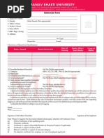 Admission Form