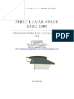 First Lunar Space Base