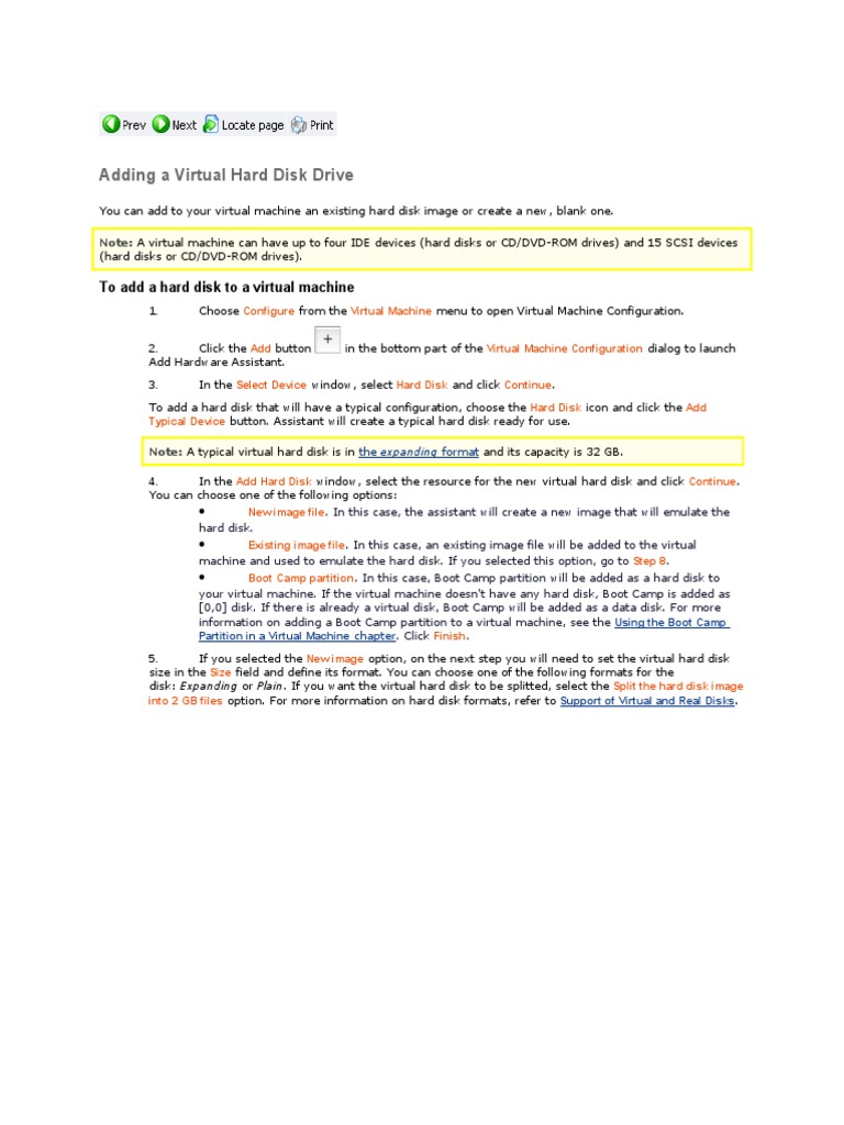 Virtual Hard Disk Setup Guide | PDF | Computer Data | Computer Architecture