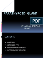 Parathyroid Gland: by Abhay Tanwar 1610047