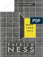 More Than This by Patrick Ness - Sample Chapters