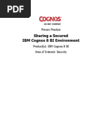 Sharing A Secured Cognos 8 Environment