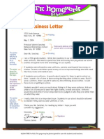Businessletter Sample PDF