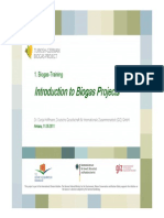 Biogas Projects GIZ - Introduction