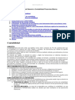 Contabilidad General o Contabilidad Financiera Basica