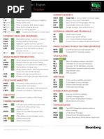 Bloomberg Quick Codes Sheet | PDF | Stock Market | Bloomberg L.P.