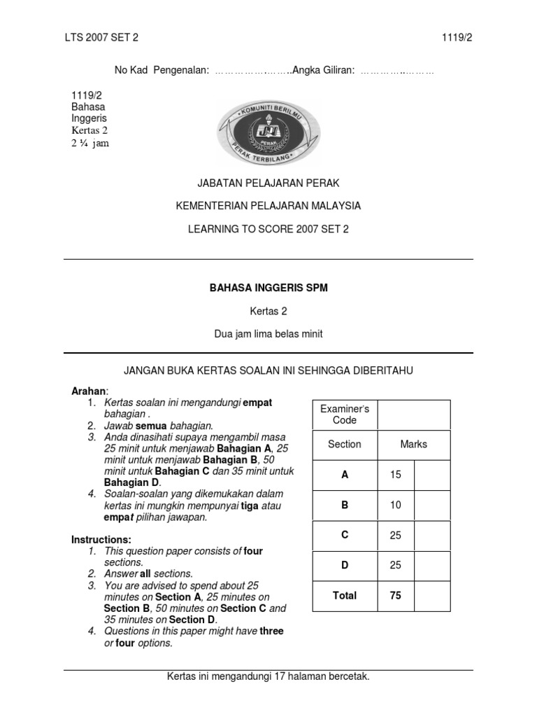 Article format spm 2021 picture