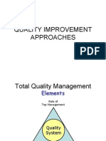 Quality Improvement Approaches