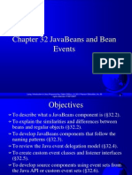 Chapter 32 Javabeans and Bean Events
