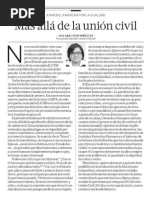 Más Allá de La Unión Civil 