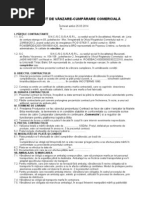 Contract de Vanzare-Cumparare Comerciala