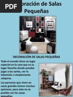 Decoración de Salas Pequeñas