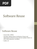 Software Reuse