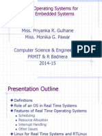 Presentation On RTOS