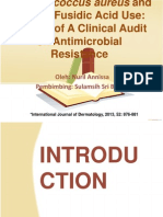 Staphylococcus Aureusafdfad and Topical Fusidic Acid Use1