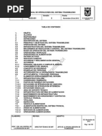 Download M-DO-001 Manual de Operaciones Sistema TransMilenio by Zohan92 SN219634275 doc pdf